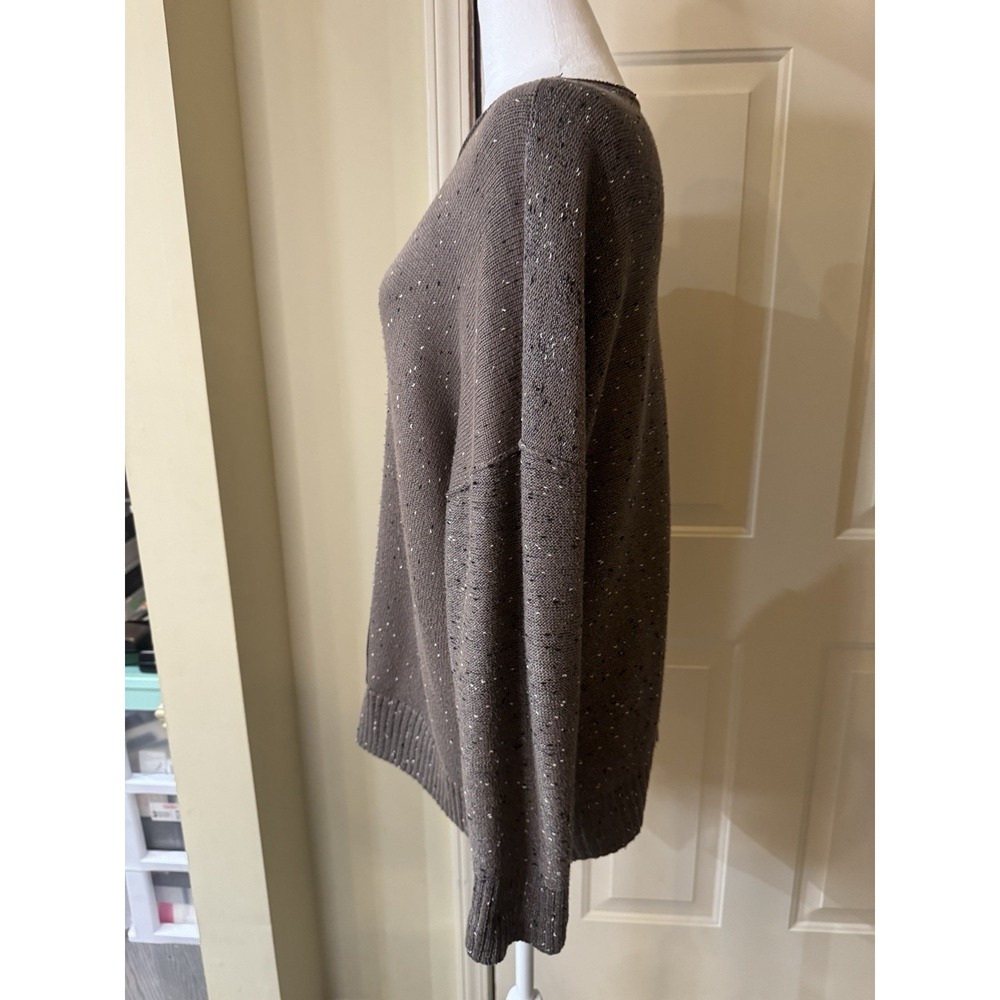 Ball Of Cotton BOHO ASYMMETRICAL OVERSIZED Zipper SWEATER/ TUNIC - Picture 3 of 7